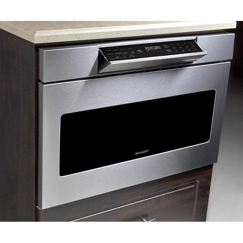 Sharp 24 inch 1.2 cu. ft. Built In Drawer Microwave SMD2477ASC