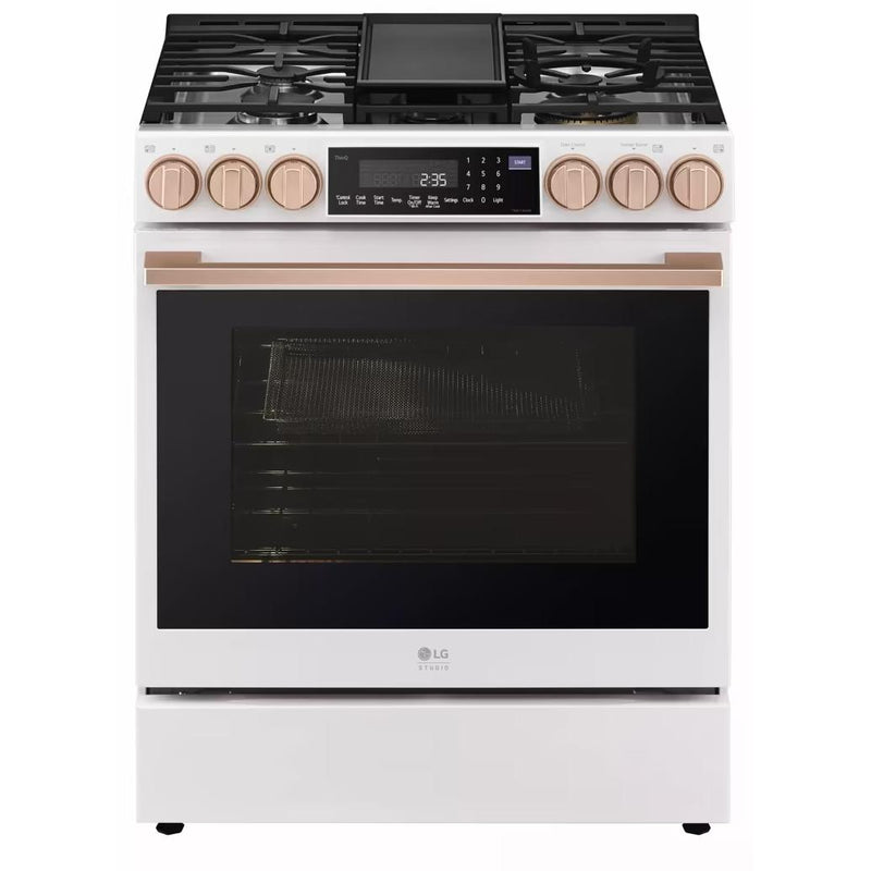 LG STUDIO 30-inch Slide-in Gas Range with Convection Technology LSGS6338N IMAGE 1