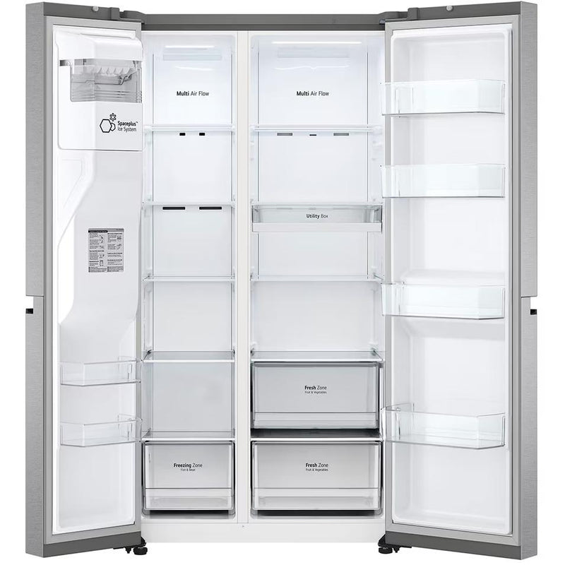 LG 36-inch, 22.5 cu. ft. Counter-Depth Side-by-Side Refrigerator with Ice and Water Dispensing System LS23C4230V IMAGE 3