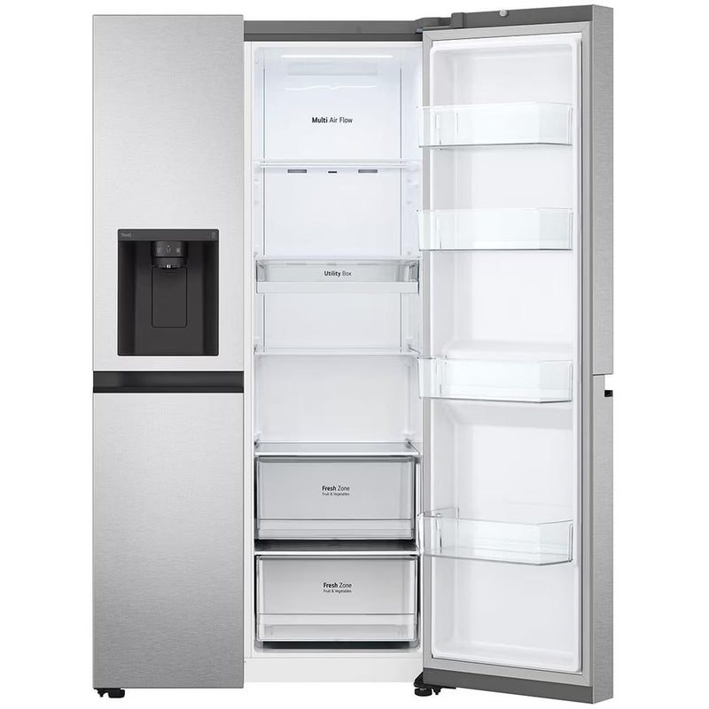 LG 36-inch, 22.5 cu. ft. Counter-Depth Side-by-Side Refrigerator with Ice and Water Dispensing System LS23C4230V IMAGE 4