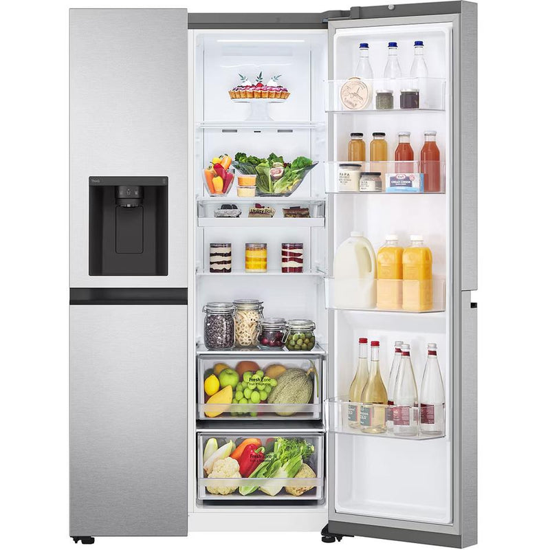 LG 36-inch, 22.5 cu. ft. Counter-Depth Side-by-Side Refrigerator with Ice and Water Dispensing System LS23C4230V IMAGE 5