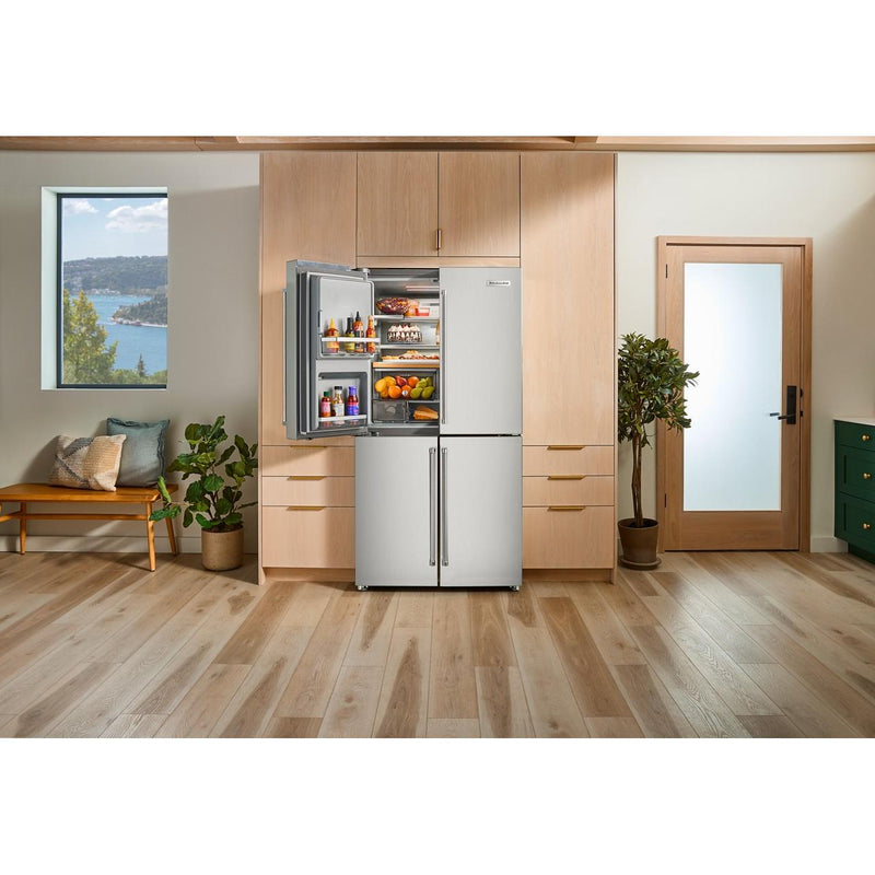 KitchenAid 36-inch, 19.4 cu. ft. Counter-Depth French 4-Door Refrigerator with Water and Ice Dispensing System KRQC736RPS IMAGE 20