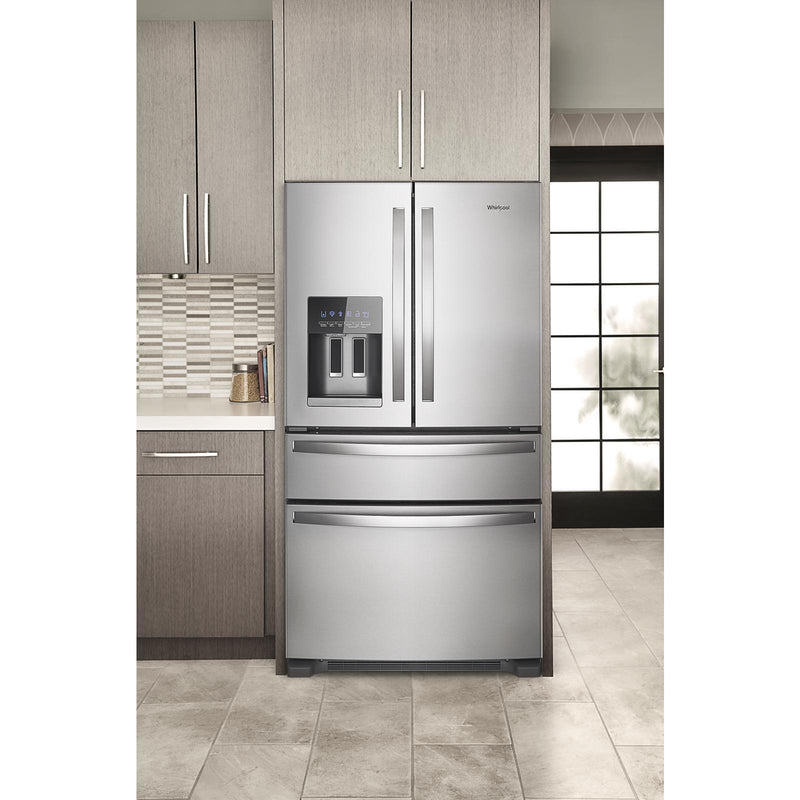 Whirlpool 36-inch French 4-Door Refrigerator with external water and ice dispenser WRMF3636RZ IMAGE 16