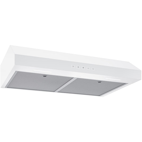 Broan 30-inch Glacier GLA2 Series Under-Cabinet Range Hood GLA2303WW IMAGE 1