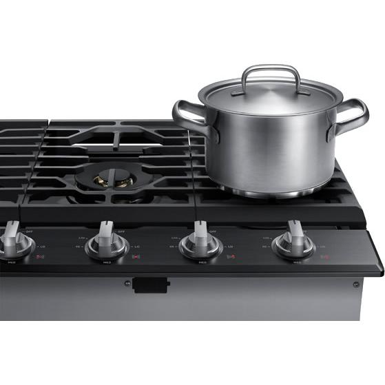 KitchenAid 36-inch Built-in Gas Cooktop with Downdraft KCGD506GSS