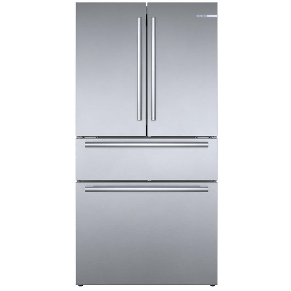 Bosch 36 inch 21 cu.ft. Counter Depth French 4 Door Refrigerator